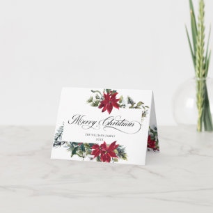 2 FOTO Elegante Weihnachtsgrüße mit Weihnachtsster Feiertagskarte
