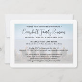 2 Foto Family Wiedersehen Party Modernes, elegante Einladung (Rückseite)