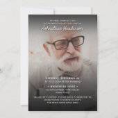 2-Foto-Feier zum Leben/Beerdigung/Gedenkfeier Einladung (Vorderseite)