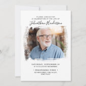 2-Foto-Feier zum Leben/Beerdigung/Gedenkfeier Einladung (Vorderseite)