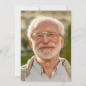 2-Foto-Feier zum Leben/Beerdigung/Gedenkfeier Einladung (Rückseite)