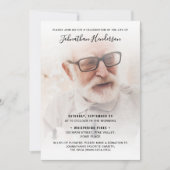 2-Foto-Feier zum Leben/Beerdigung/Gedenkfeier Einladung (Vorderseite)