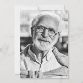 2-Foto-Feier zum Leben/Beerdigung/Gedenkfeier Einladung (Rückseite)