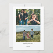 2 Foto Ferienkarte Feiertagskarte (Rückseite)