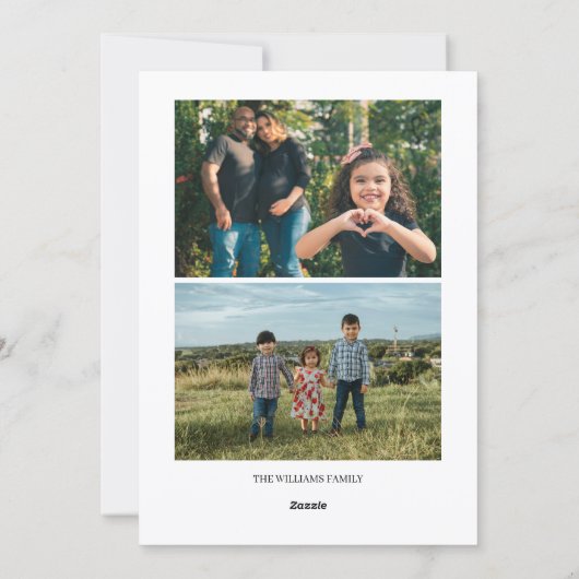 2 Foto Ferienkarte Feiertagskarte (Rückseite)