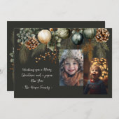 2 Foto Festivals Elegante Landschaft Feiertagskarte (Vorne/Hinten)