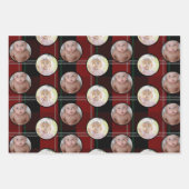 2-Foto-Foto Weihnachten Geschenkpapier Set (Vorderseite 2)