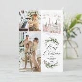 2 Foto Frohe Weihnachten Elegante Winter Paris Sze (Stehend Vorderseite)