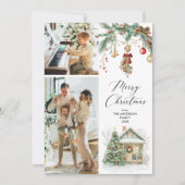 2 Foto Frohe Weihnachten Wintergrün Foliage (Vorderseite)