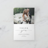 2 Foto für immer Dankeschön Hochzeit Dankeschön Ka Dankeskarte (Innenseite)