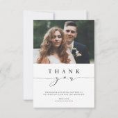 2 Foto für immer Dankeschön Hochzeit Dankeschön Ka Dankeskarte (Rückseite)