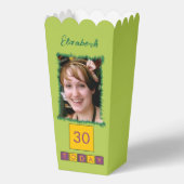 2 Foto geben den Namen 30. *jedes Alter grüner Pop Geschenkschachtel (Rückseite)
