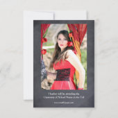 2 Foto Gray Vertical - 3x5 Grad Ankündigung (Rückseite)