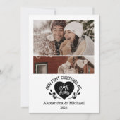 2 Foto Herbst Erste Weihnachten als Mr & Mrs. (Vorderseite)