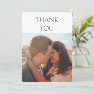 2-Foto-Hochzeit-Dankeskarten Dankeskarte