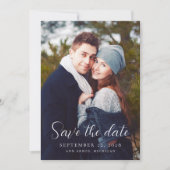 2-Foto-Hochzeitsskripteroutine Save The Date (Vorderseite)