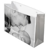 2 Foto individuell Große Geschenktüte (Vorderseite Schrägansicht)