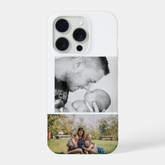 2 Foto individuell  iPhone Hülle (Rückseite)