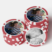 2 Foto individuell Pokerchips (Stapel)