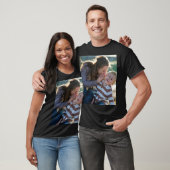 2 Foto individuell  T-Shirt (Unisex)