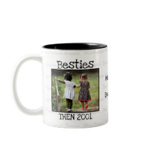 2 Foto JETZT UND DANN Besties BESTE FREUNDIN