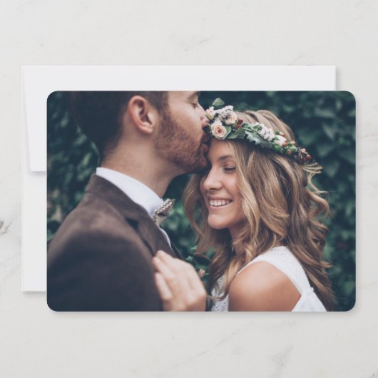 2 Foto Jubiläum Empfang wir noch tun Hochzeit Einladung (Rückseite)