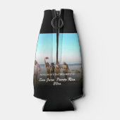 2 Foto Junggeselinnen-Abschied Gefallen Personalis Flaschenkühler (Rückseite)