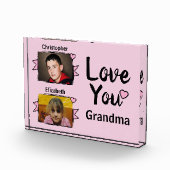 2 Foto Liebe dich Oma rosa (Rechts)