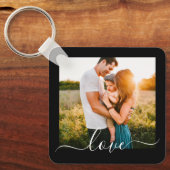 2-Foto-Liebe für doppelseitige Vorlage Schlüsselanhänger (Vorderseite)