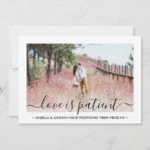 2 Foto Liebe ist Patientenhochzeit Save The Date (Vorderseite)
