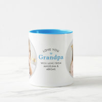 2-Foto-Liebe Sie Opa/Andere persönliche Nachricht 