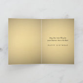 2 Foto Look Who's 50 Fünfzigste Geburtstags Black  Karte (Innenseite)