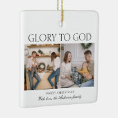 2 Foto Luke 2:14 Gottesherrschaft Weihnachten Keramikornament (Rechts)