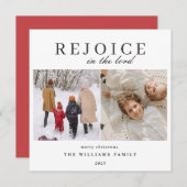 2 Foto Matthew 2:10-14 Bibelverse Weihnachten (Vorne/Hinten)