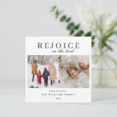 2 Foto Matthew 2:10-14 Bibelverse Weihnachten (Stehend Vorderseite)