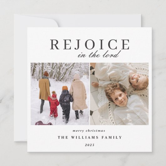 2 Foto Matthew 2:10-14 Bibelverse Weihnachten (Vorderseite)