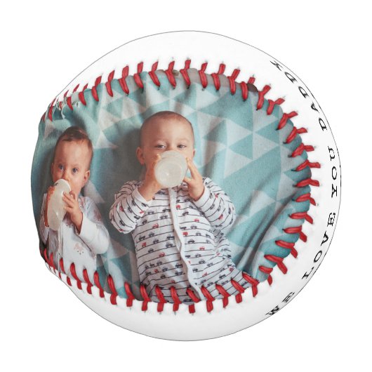 2 Foto mit persönlicher Nachricht Baseball (Vorne Rechts)