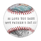 2 Foto mit persönlicher Nachricht Baseball (Rückseite)