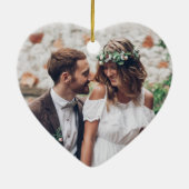 2 Foto Mr. & Mrs. 1. Keramik Ornament (Hinten)