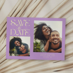 2 Foto Mystische Moderne Typografie Wisterie Save The Date