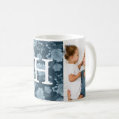 2 Foto | Navy Floral Kaffeetasse (VorderseiteRechts)