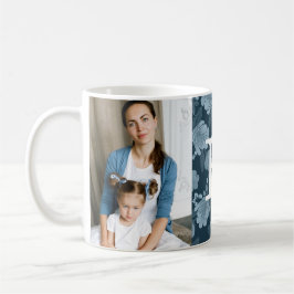 2 Foto | Navy Floral Kaffeetasse