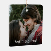 2 Foto Paar in Liebe Beste Wahl je einzigartig Keramikornament (Rechts)
