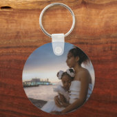 2 Foto Personalisiert zweiseitig Schlüsselanhänger (Rückseite)