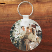 2 Foto Personalisiert zweiseitig Schlüsselanhänger (Vorderseite)