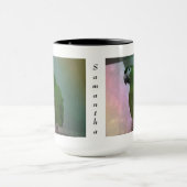 2 Foto Personalisierte Mug Tasse (Zentrum)