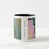 2 Foto Personalisierte Mug Zweifarbige Tasse (Mittel)