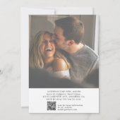 2 Foto QR Code Script-Engagement Partei Einladung (Rückseite)
