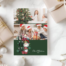 2 Foto Retro Santa & Friends Weihnachten