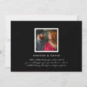 2 FOTO | Romantische Doodles Wedding Save the Date (Rückseite)